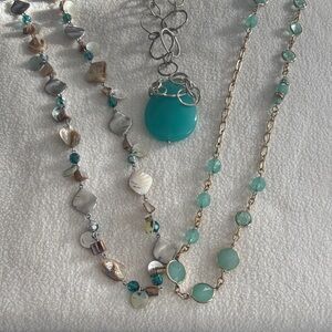 Elegant Multi-Color Necklace Set from Lia Sophia And Ann Taylor